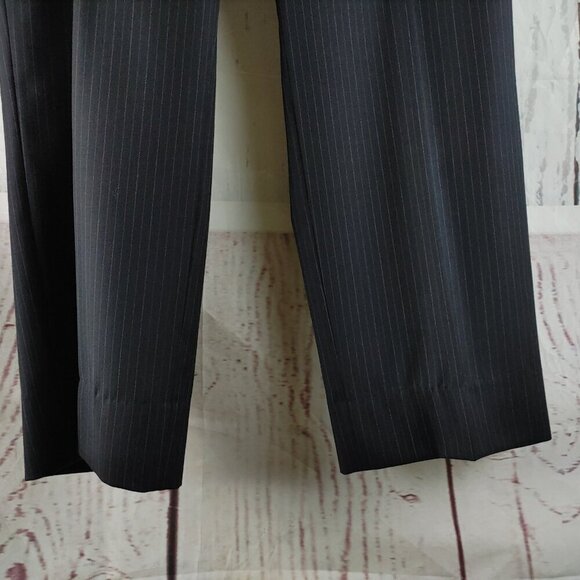 Daniel Hechter Paris 42R Wool 2 Button Charcoal Pinstripe 2pc Suit 34x26.5 FF - Picture 13 of 16